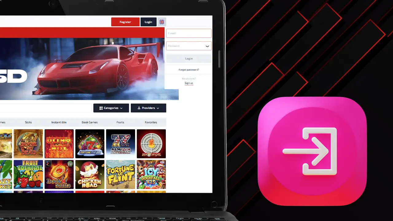 Як увійти в F1 Casino